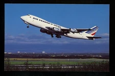 Aviation Airplane Airline postcard Air France N4508E Anchorage BUCHair CARD 9017