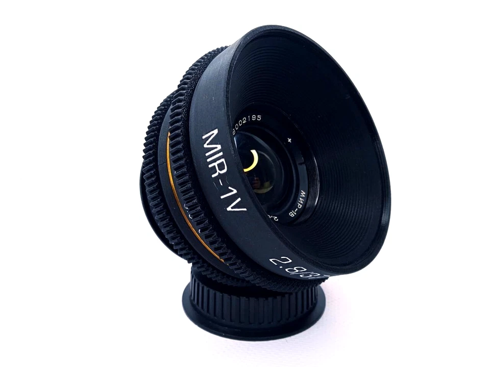 lens Mir 1b 1v 2.8 / 37mm REHOUSE BLACK BOKEH lens Cinemod Canon EF mount - Image 3 of 4