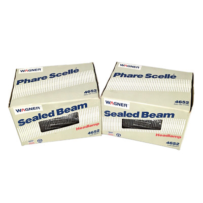Wagner 4652 Low Beam Headlamp Pair 2pc Set -  USA Made - sealed headlight light