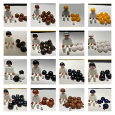 Playmobil Lots of Hair Mens Woman Bun Classic Curly Buns Headband Others 5 10 20