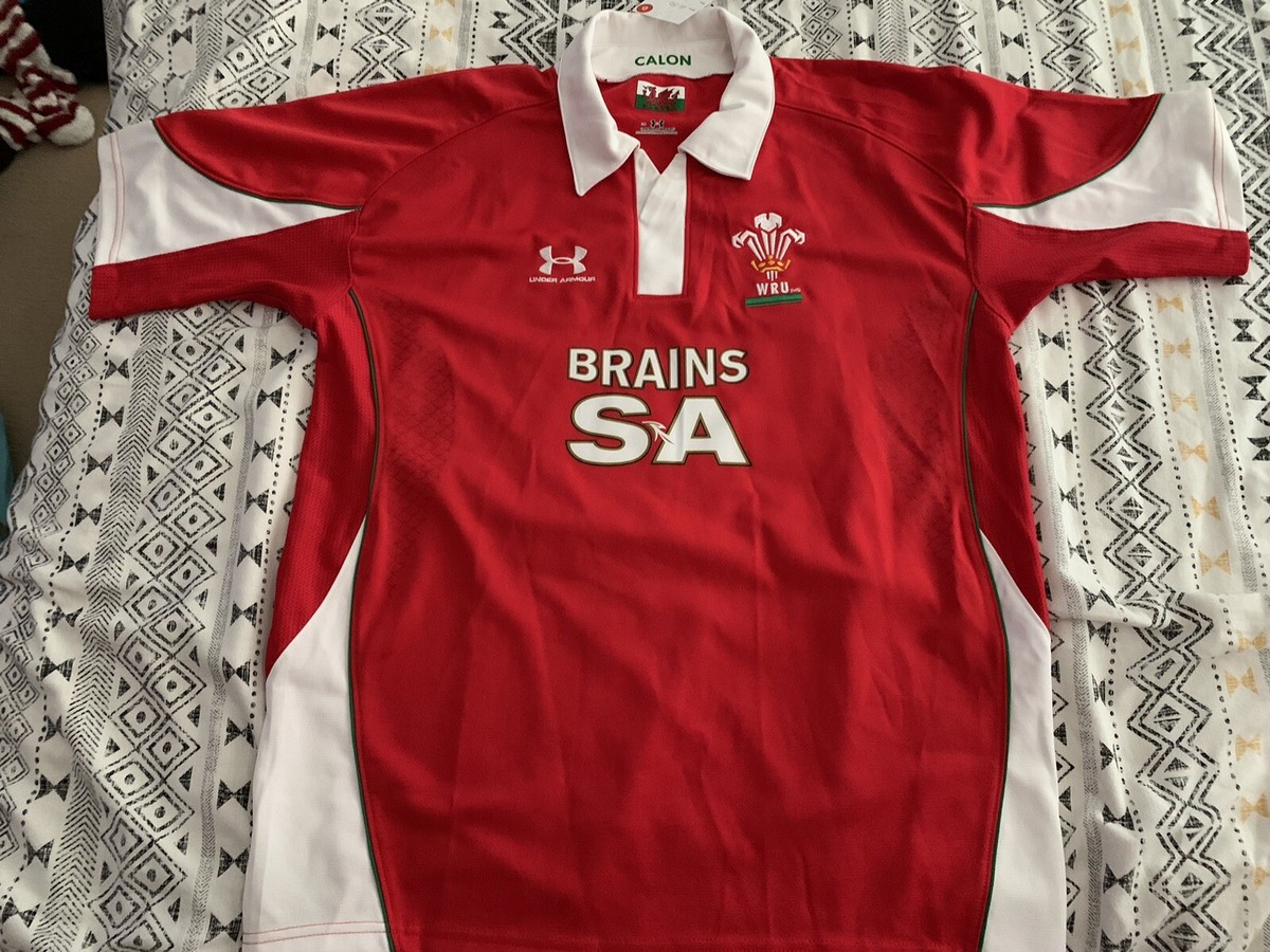 Wales Rugby Union Shirt Nations Home 2008 2009 Red WRU Jersey