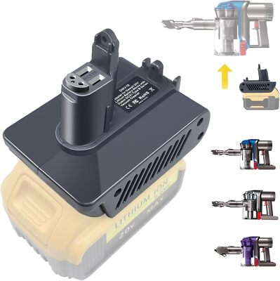 #ad #ad Adapter for DeWalt 20V Li ion Battery Convert to for Dyson Type B Vacuum Cleaner $19.99