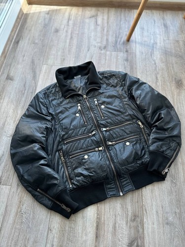 Dolce & Gabbana Multipocket Jacket Nylon Mens size Large Bomber Cargo Black