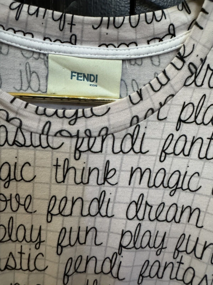 Fendi Girls Dress Size 7 - Image 3 of 4