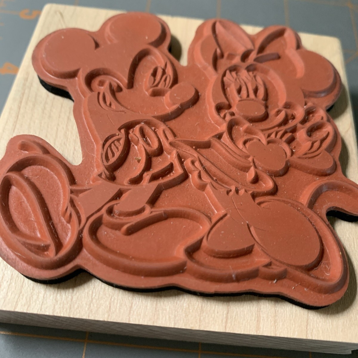 All Night Media Rubber Stamp Disney Mickey & Minnie Mouse