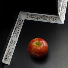 3m ABSCHLUSSLEISTE Winkelleisten Küche Tischplatten Arbeitsplatte 23x23mm NEU