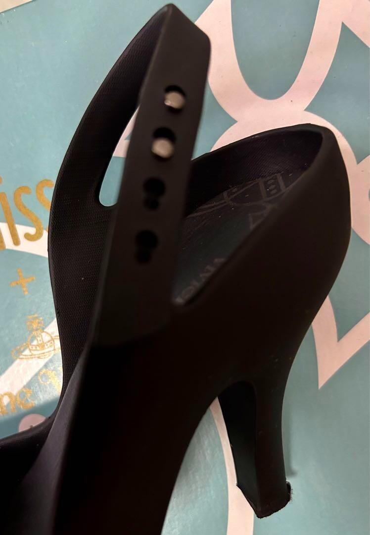 Vivienne Westwood Anglomania x Melissa Peep Toe Slingback Orb