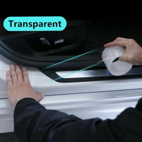 Accessories Transparent Vinyl Car Door Sill Scuff Cover Plate