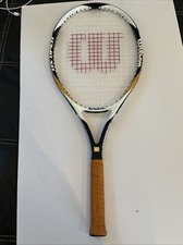 Wilson US Open Tennis Racquet 4 3/8 Grip WRT5522U3 White Black L3 Racket