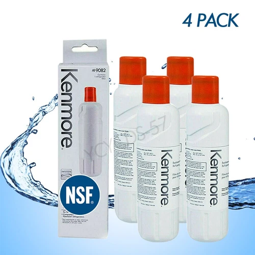 4 Pack Kenmore 9082 Replacement Refrigerator Water Filter 469082 New Sealed