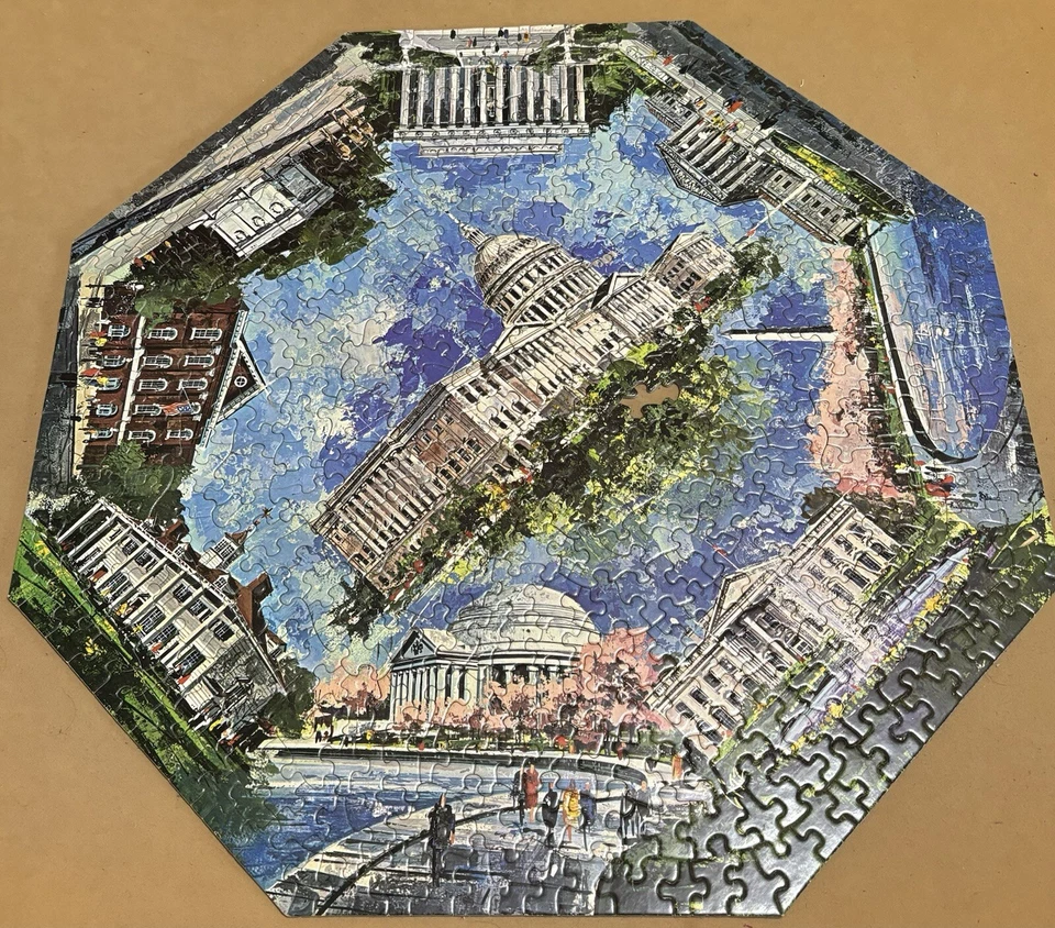 Springbok 500 Piece Puzzle - Washington D.C. - COMPLETE! - Image 2 of 4