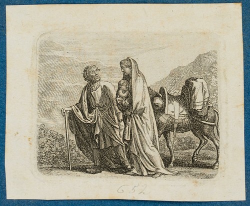 D. CHODOWIECKI (*1726), Die Flucht der heiligen Familie nach Aegypten, 1790, Ra - Picture 4 of 4