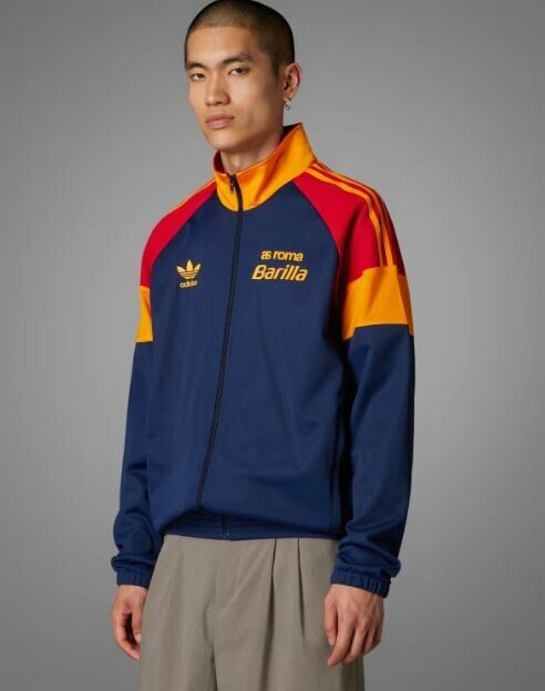 Adidas Originals AS Roma Jacket With Barilla Logo LIMITED Adidas Originals AS Roma Jacket With Barilla Logo LIMITED