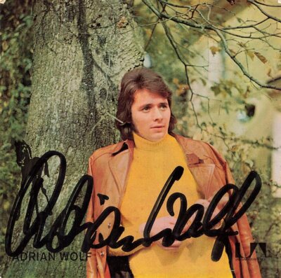 498289) Musician Autograph Card - Adrian Wolf