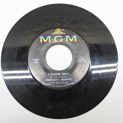 Herman's Hermits Can't You Hear My Heartbeat / I Know Why 45 Vinyl Record VG