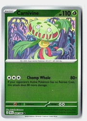 Carnivine 004/086 Chaos Rising Reverse Holo