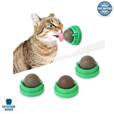 3-Pack Catnip Silvervine Balls for Cats - Interactive, Edible Toy for Oral ...