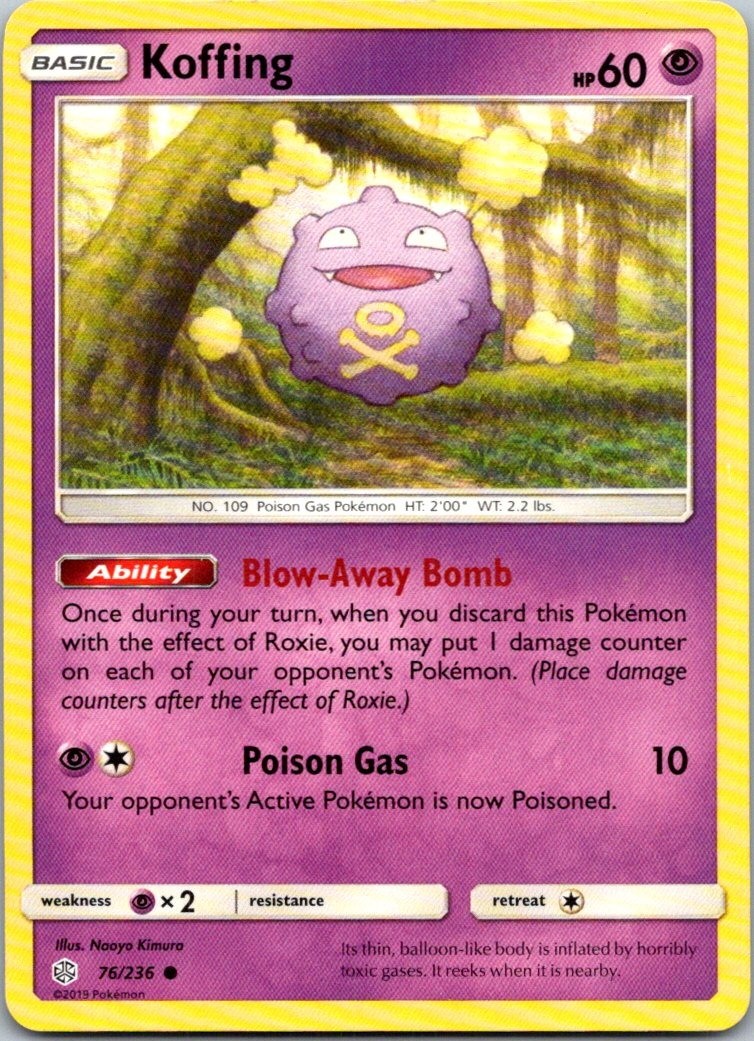 SM - Cosmic Eclipse #76/236 Koffing