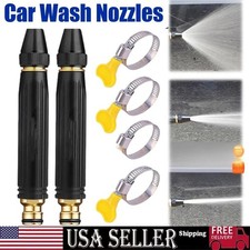 High Pressure Car Wash Water Gun Spray Nozzle Portable Washer For Auto 2PCS New