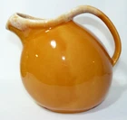 Hull Tangerine Orange Drip Pitcher Jug