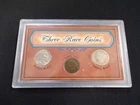 THREE RARE COINS 1897 INDIAN CENT 1902 V NICKEL 1935 BUFFALO NICKEL IN HOLDER
