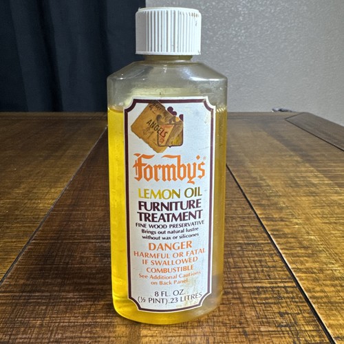 Formby’s Lemon Oil Furniture Treatment Wood 8 oz Discontinued Vintage Cleaning