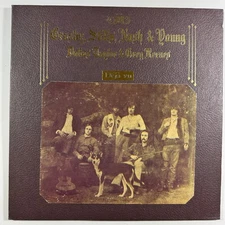 CROSBY, STILLS, NASH & YOUNG: Deja Vu LP VG+/M- Textured Gatefold ATLANTIC