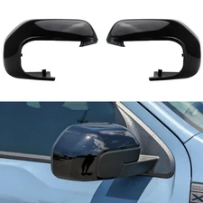 Glossy Black Direct Replacement Mirror Cover for 2021-2025 Ford Bronco Sport ...