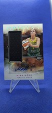 NIKA MUHL 2024 Panini Origins WNBA Jumbo Jersey Patch AUTO RC Rookie SEATTLE
