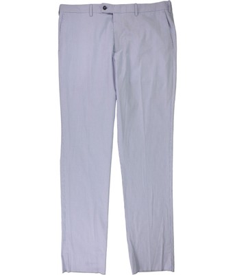 The Men's Store Pincord  Stripe Dress Pants Blue 40W x UnfinishedL