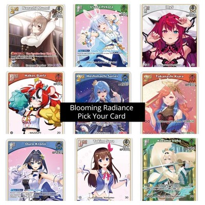 English Blooming Radiance Hololive Official Card Game Bulk Selector