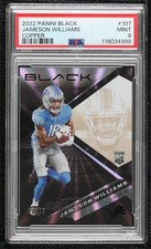 2022 Panini Black Rookies Copper 5/25 Jameson Williams #107 PSA 9 MINT 0i98
