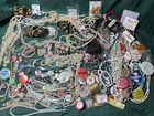 Costume Jewelry Bracelet Necklace Lot 9lb Hobe Marvella Pearl Sterling Silver