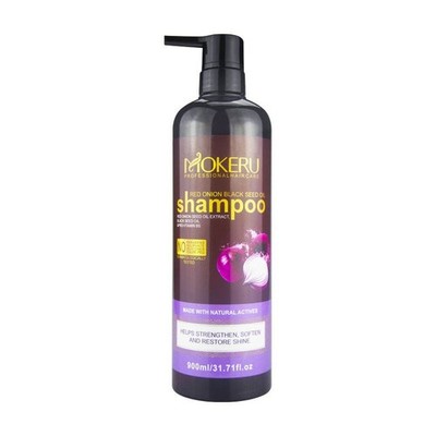 MOKERU Onion Hair Shampoo 900 ml Herbal Keratin Repair Moisturizing Care