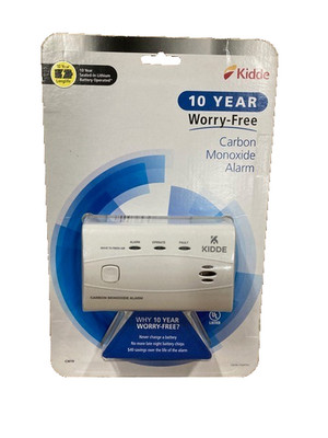 Kidde Carbon Monoxide Alarm C3010, Sealed-In Lithium Battery 21029714