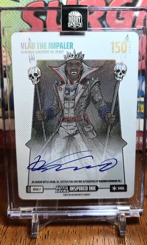 Bo Jackson Battle Arena 26 Vlad The Impaler VGSA-7 Inspired Ink Steel Battlefoil