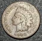 1883 Indian Head Cent Penny Antique U.S.A. One Cent Coin
