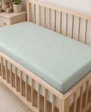 Carter  s Crib Sheets 2-Pack Sage Green NEW   Fast Ship Neutral