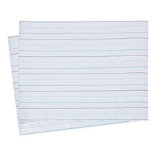 Dry Erase Lined Magnetic Sheet - 22 x 17 in White Horizontal Pack of 2 - Magn...