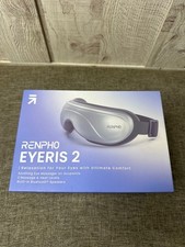 Renpho Heated Eye Massager Migraine Relief w/ BT Adj Strap Rechargeable