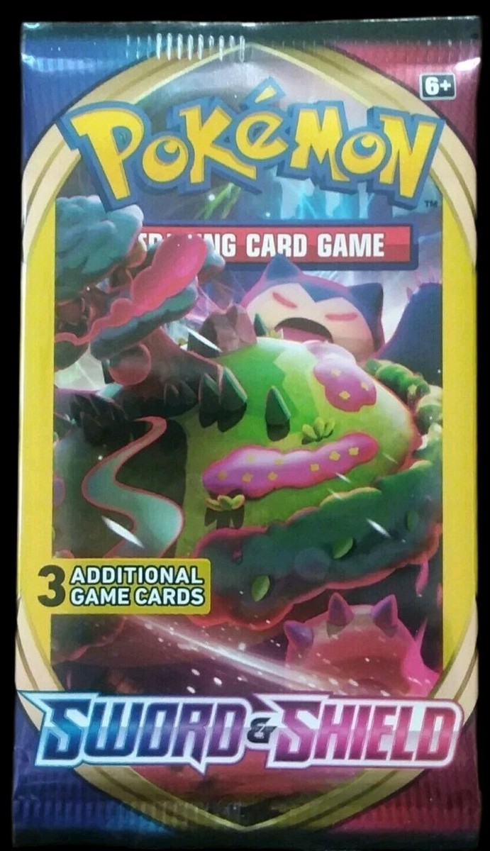 X 1 Pokemon Sword And Shield Base 3 Card Foil Pack Dollar Tree