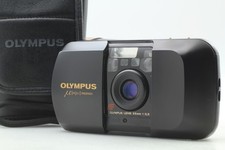[Near MINT] Olympus μ mju Panorama Black 35mm f/3.5 Point & Shoot From JAPAN