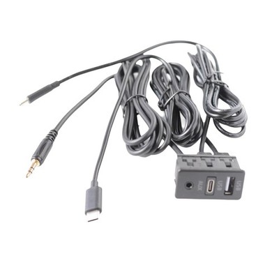 AUX-Panel für Android-Navigationssystem im Auto, Doppelter TYPE-C+AUX-Einga8618