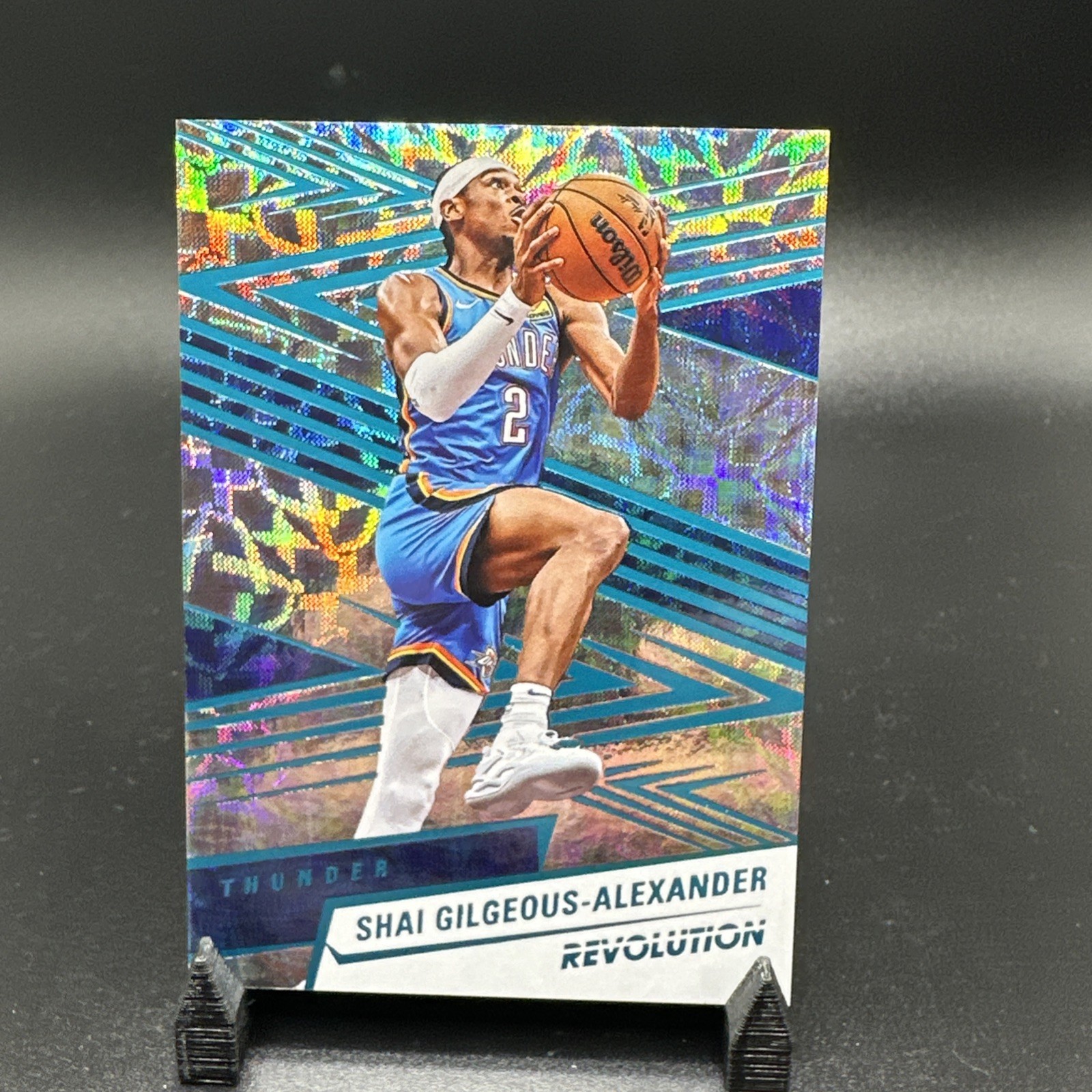 2024-25 Panini Revolution - Shai Gilgeous-Alexander #8 Teal Scope /35