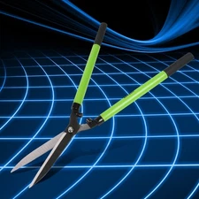 22" Rubber Grip Handles Hedge Shear w/7 in. Blade Garden Bushes Fence Stems Tool