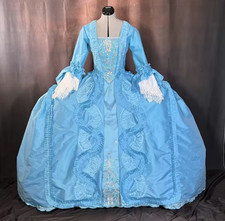 18th Century Colonial Rococo Baroque Georgian Marie Antoinette French Robe