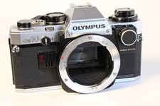 Olympus OM10 35MM Film Camera Body Only With OM-10 Manual Shutter Speed Adapter