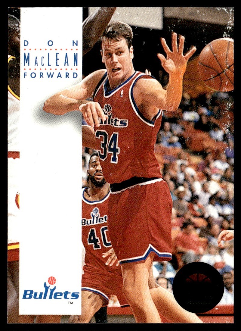 1993-94 SkyBox Don MacLean Washington Bullets #184