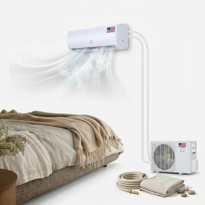 11500 BTU Split Air Conditioner,17 SEER2, 115V, WiFi Enabled w/Cooling & Heating