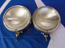 Hella halogen chrom fog lights vw beetle bus porsche mercedes